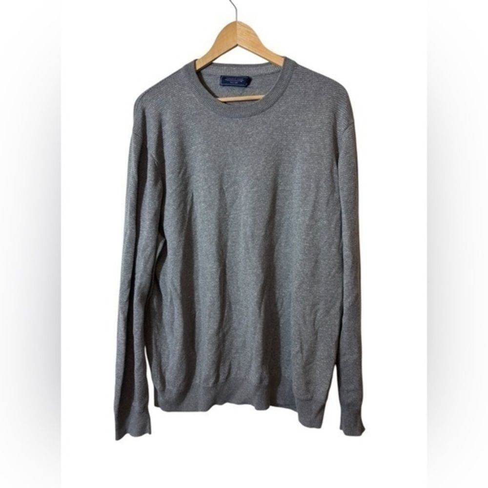 Vineyard Vines Sweater Xl Grey Linen Blend